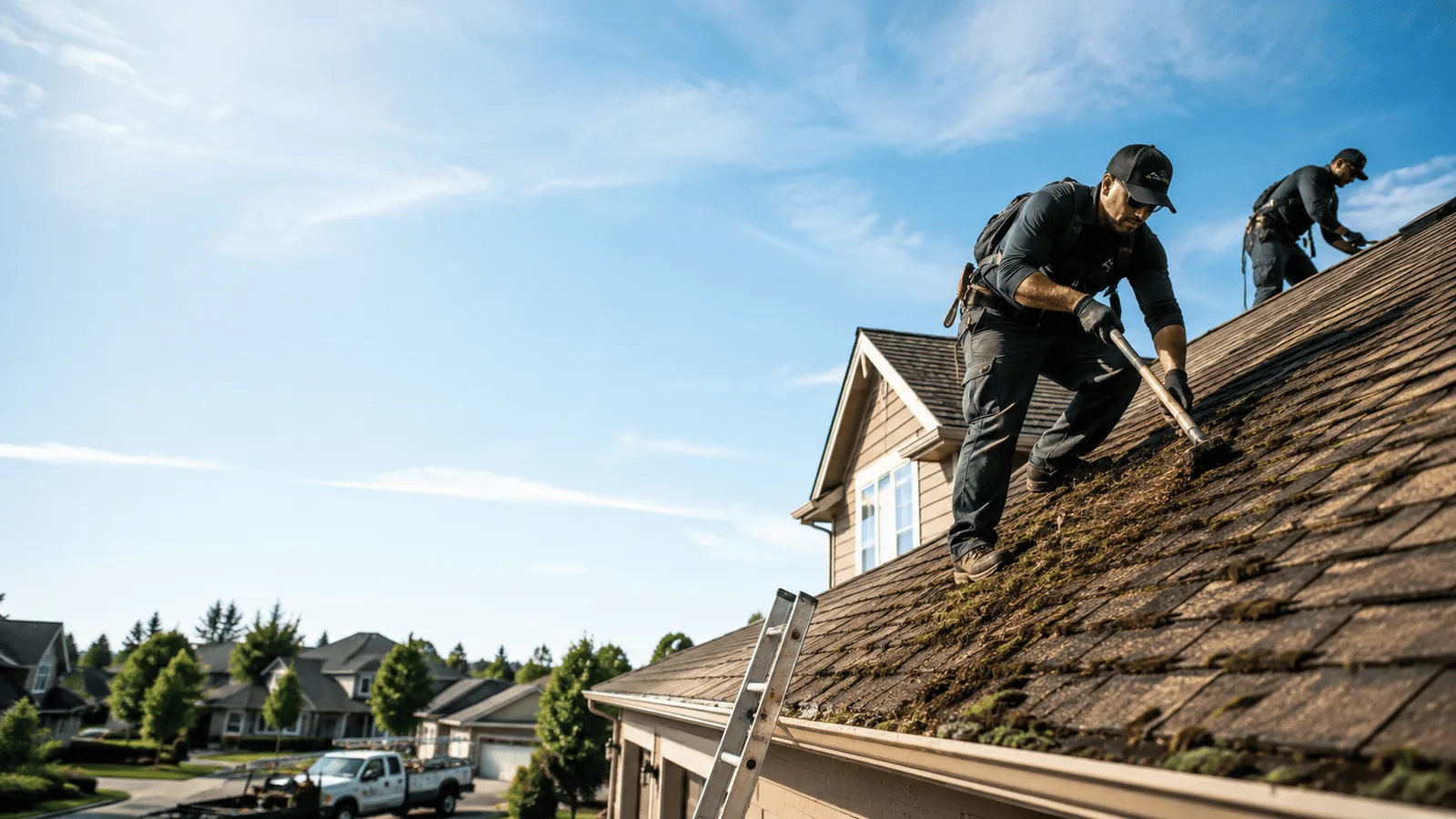 Roof Moss Removal in Cranks, KY near me